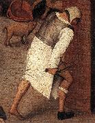 BRUEGHEL, Pieter the Younger Proverbs (detail) ftqq oil painting artist